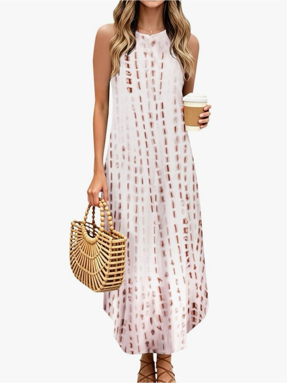 Halife High Neck Printed Maxi dress